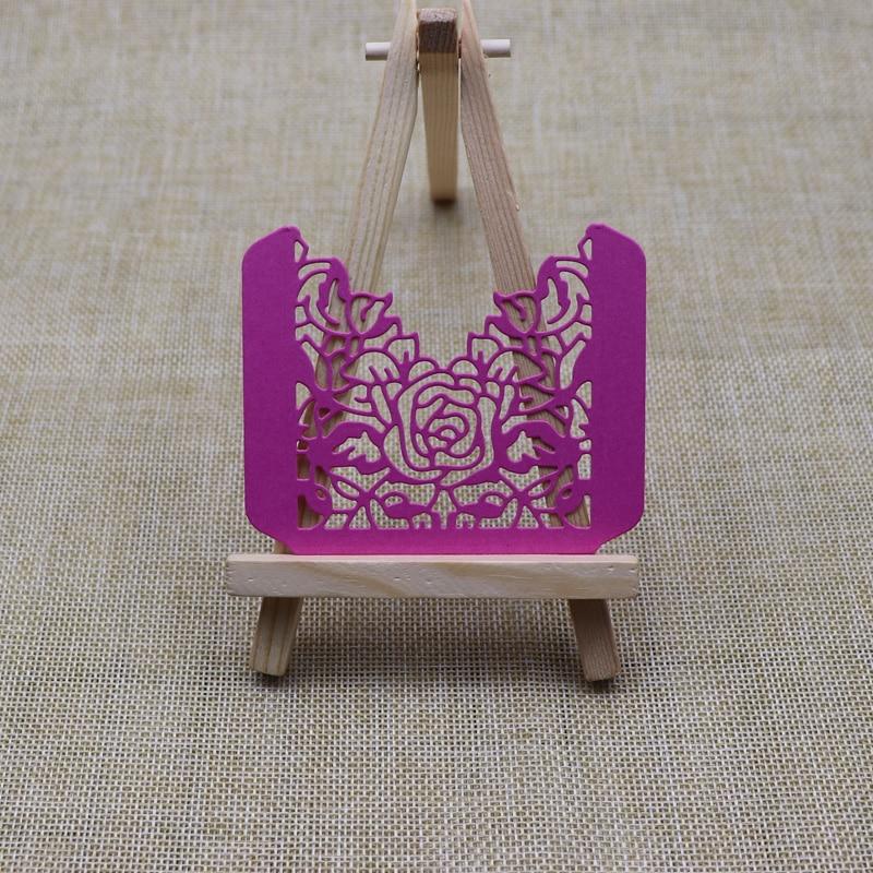 Rosenblumenrahmen Metall Stanzschablonen Schablonen für DIY Scrapbooking Fotoalbum Dekor Prägung DIY