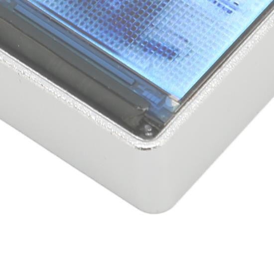 VU Meter Aluminiumslegeringsskall 1,3 tommers skjerm Stemmeaktivert knappjustering VU Panel Meter Level Amp