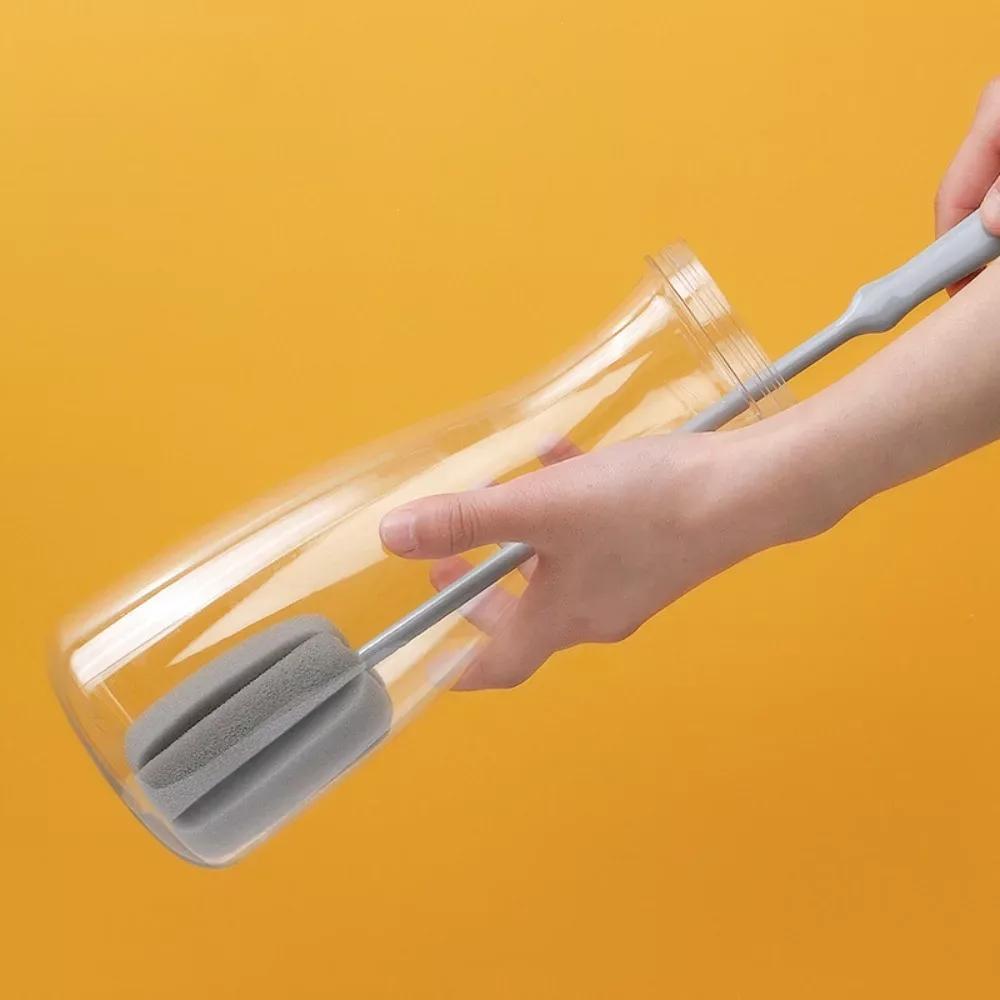 Bottle Brush Long Handle Household Kitchen Cleaning Brush Wash Glass Cup Sponge Brushs Wash Cup Cleaning Products