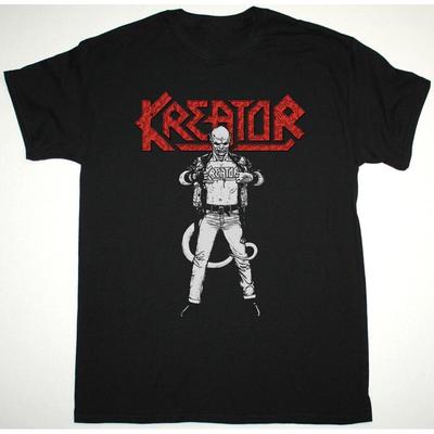 Vintage Kreator Terrible Men T-shirt Zwart Alle Maten