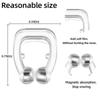 Magnetic Anti-Snore Nose Clip Stop Snoring Sleep Aid Apnea Guard Night Device with Case Sleeping Tray for Better Respiration