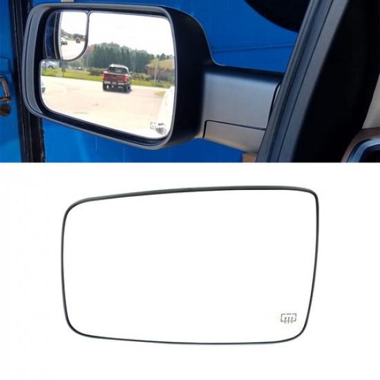 New Mirror Glass 2011- For 1500 Ram 2011-2018 Ram 2500 Driver Side Heated
