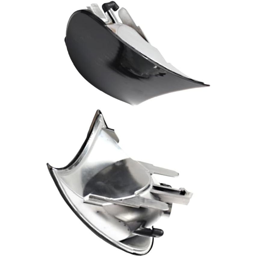 Front Corner Light Housing 63126904299 63126904300, Side Marker Light Lens Cover, 1998-2001 Compatible with BMW E46 2-Door - Clear Lens