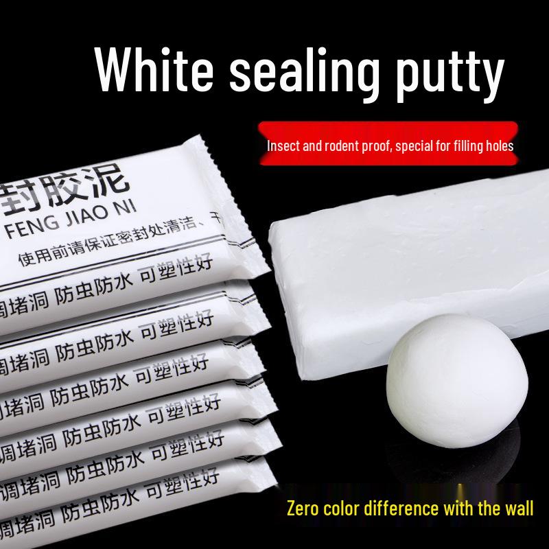 Waterproof Clay Sealant for Air Conditioner and Toilet Wall Holes - Insect, Leak, and Odor Proof Plugging Solution