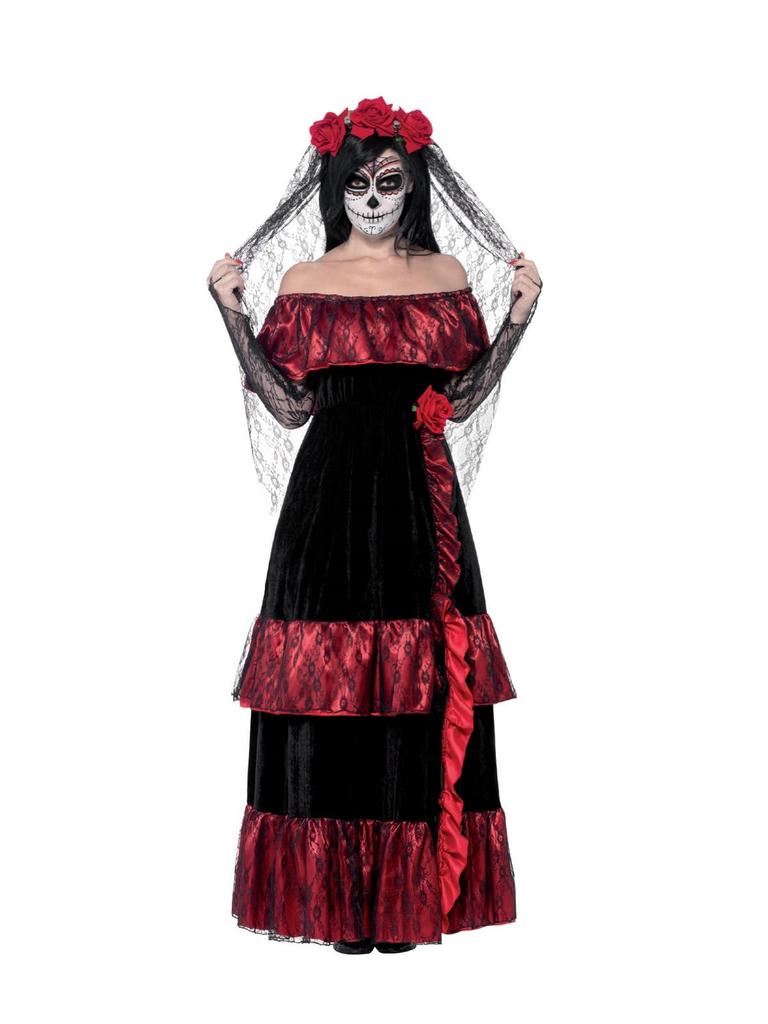 Day of the Dead Skull Bride Adult Size L