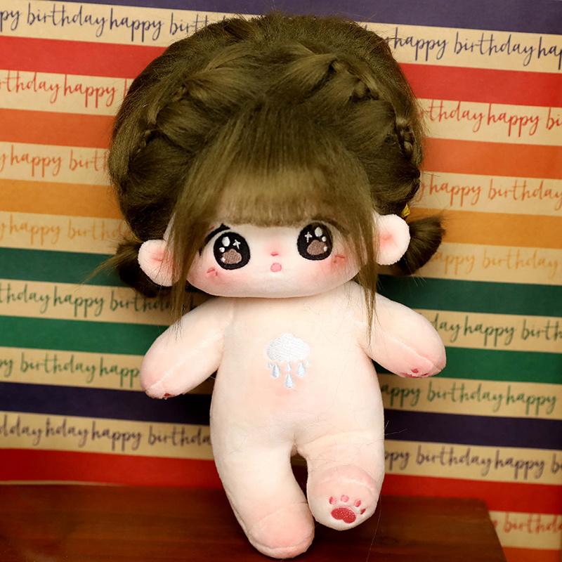 20cm Anime Plush Star Dolls Cute Stuffed Customization Figure Toys Idol Cotton Girls Baby Doll Plushies Toys Collection Gifts