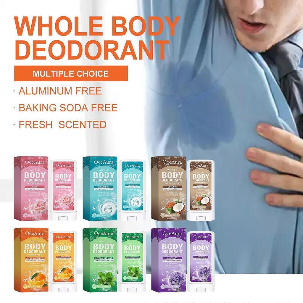 Body deodorant stick series natural fragrance body underarm sweat antiperspirant