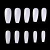 kads 500pcs T Shaped No-Crease Full Cover False Nail Tips Fake Nails White Nature Clear Translucent 10 Sizes Nail Art Manicure Tools