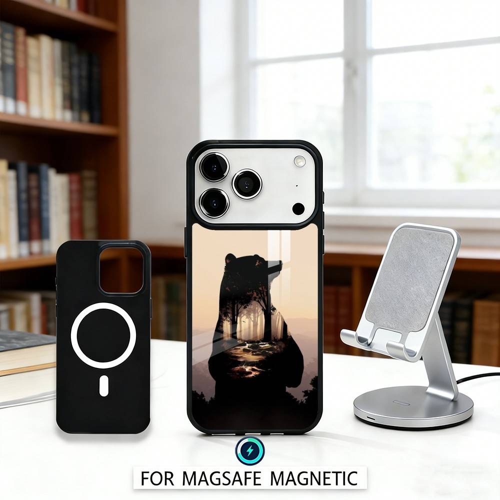 

Protect wild animals Phone Case For iPhone17,16,15,14,13,12,Pro,Max,Magnetic For Magsafe Wireless Charging iPhone13