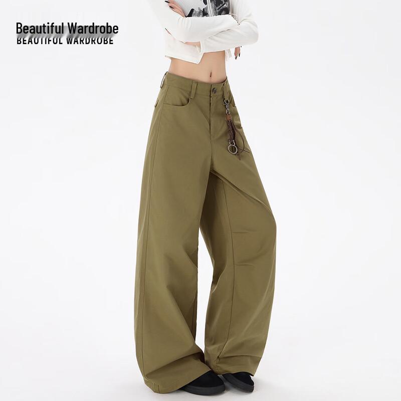 Women's Loose Fit High-Waist Wide-Leg Casual Pants