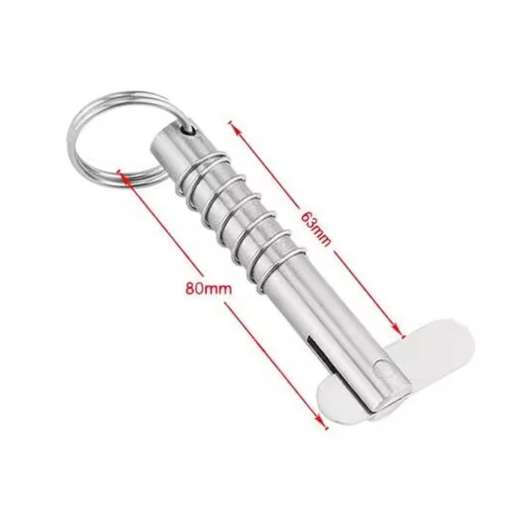 M12*80mm Marine Grade Stainless Steel 316 Boat Quick Release Pin Marine Hardware Deck Hinge Replacement Accessories