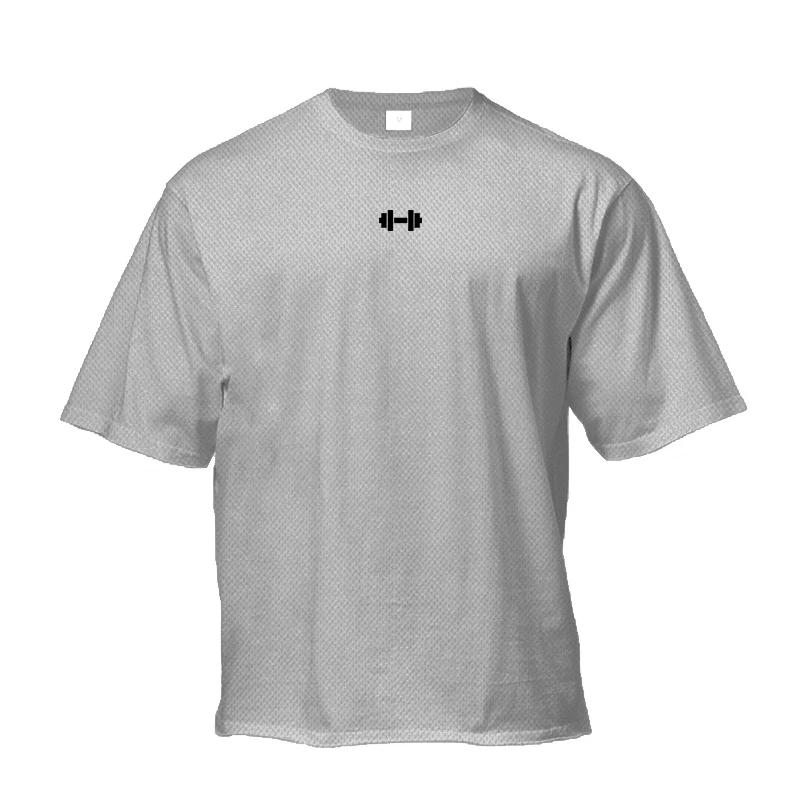 Muscleguys Men's Breathable Running Quick-drying Half Sleeve T-shirt Large Size Tops