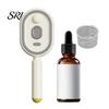 Spazzola per Capelli Lisciante Elettrica con Spruzzo ad Aria e Cuscino d'Aria 2-in-1 Nebulizzante con Facile Utilizzo Acqua Riduce l'Effetto Crespo Antistatico Ritrattile Vapore Massaggio Pettine