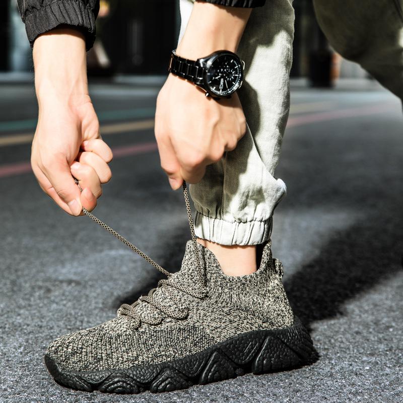 Fashion Mesh Breathable Men Casual Shoes Comfortable Male Tennis Anti Slip Outdoor Sneakers Soft Sole Sport Shoe Zapatillas De Hombre