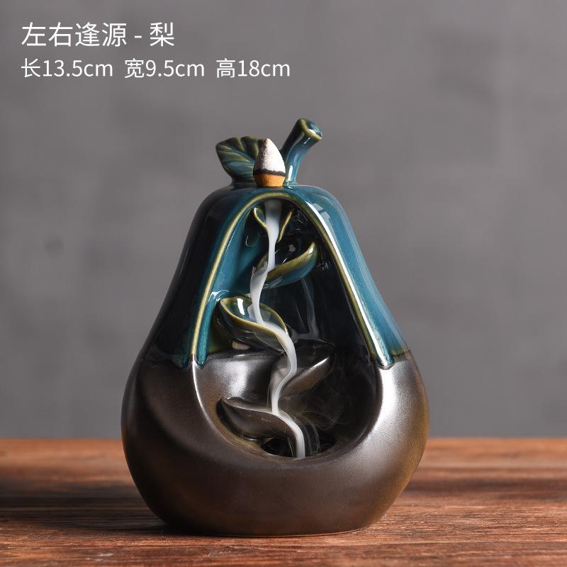 Incense Holder Ceramic Incense Burner Creative Ornaments for Backflow Incense Burner