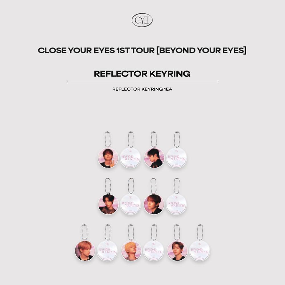 CLOSE YOUR EYES 1st Tour BEYOND YOUR EYES Reflector Key Ring