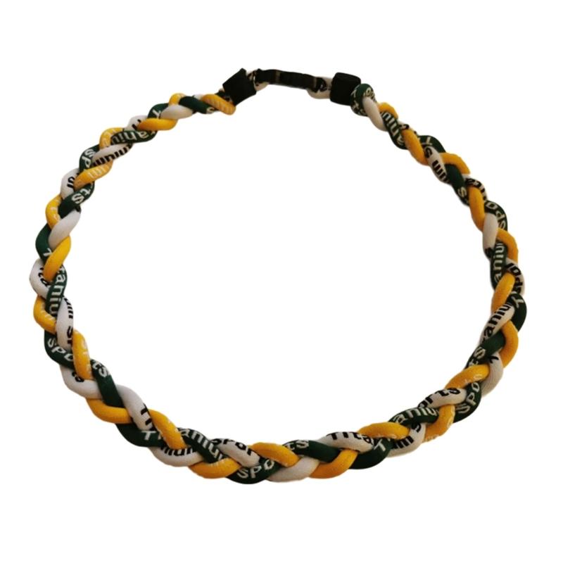 Braided Necklace Adjustable Sports Necklace Unique Charm Necklace Fashion Neck Jewelry Fabric Necklace for Man and Boys