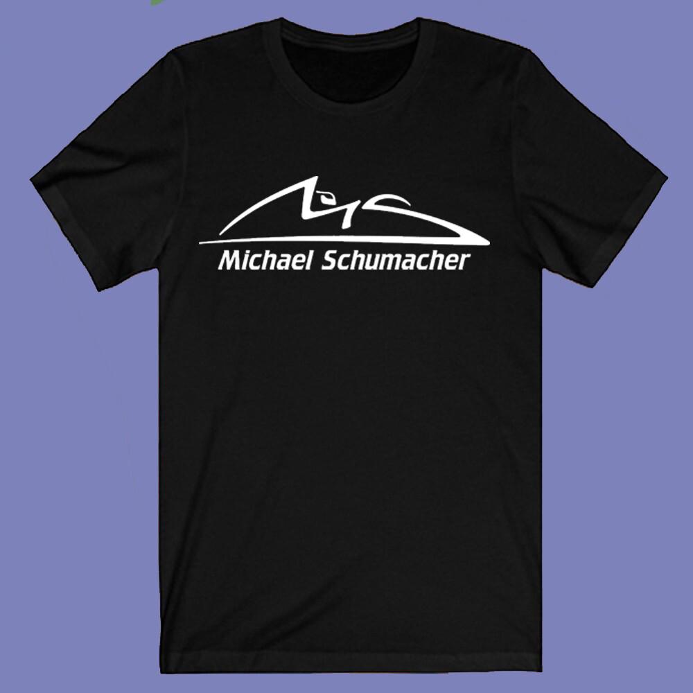 Мужская черная футболка Michael Schumacher Racing Champion Размеры S-3XL S разноцветный