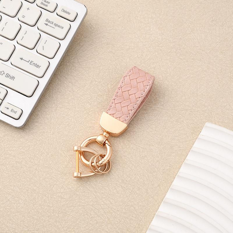 Cross-border Year of the Horse Car Home Keychain Wrist Rope Motorcycle Pendant Men's and Women's Metal Braided Rope Bag Key Chain