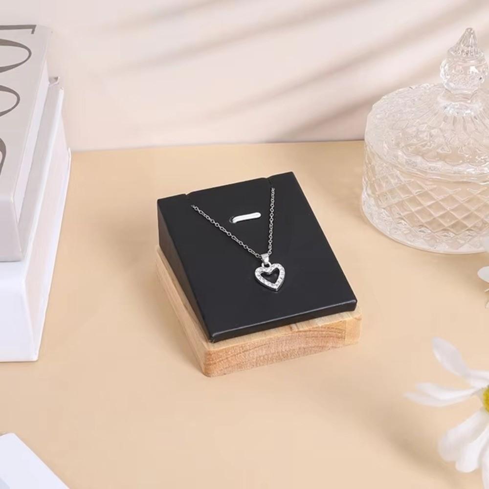 Pendant Display Necklace Display Stand Bamboo Material Jewelry Display Rack