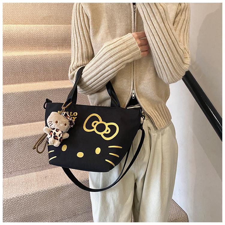 Petit Sac Bandoulière en Tissu Oxford avec Poche zippée pour un Usage Quotidien