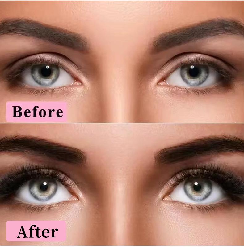 14-Row D Curl Dense False Eyelash Cluster Pack - Mixed Style, Hot Melt Grafted, In Stock