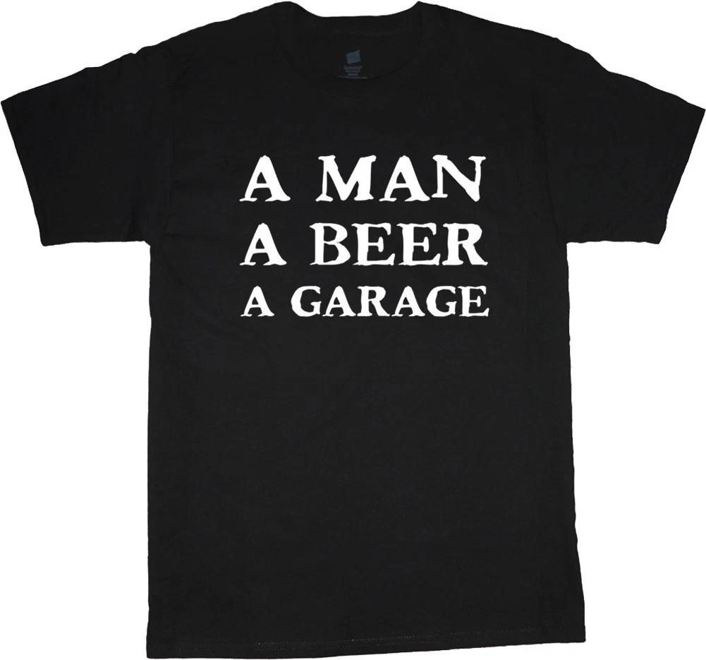 Men s Graphic Tees Funny Beer Garage Dad Gifts Auto Mechanic Car Guy XXXL