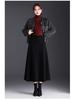 Winter 2025 High-Waisted A-Line Wool Skirt with Thick Hem - Mid-Length Slimming Casual Design
