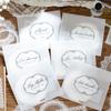 10 Sheets White Ink Clear Lace Stickers DIY Scrapbooking Diary Planner Craft Decor Stickers
