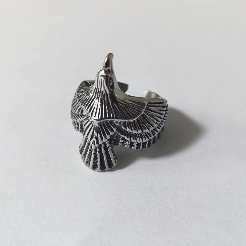 High Street Metal Ring Punk Style Star Angel Snake Eye Design Finger Jewelry