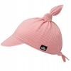 Muslin Rose Headscarf with Visor
