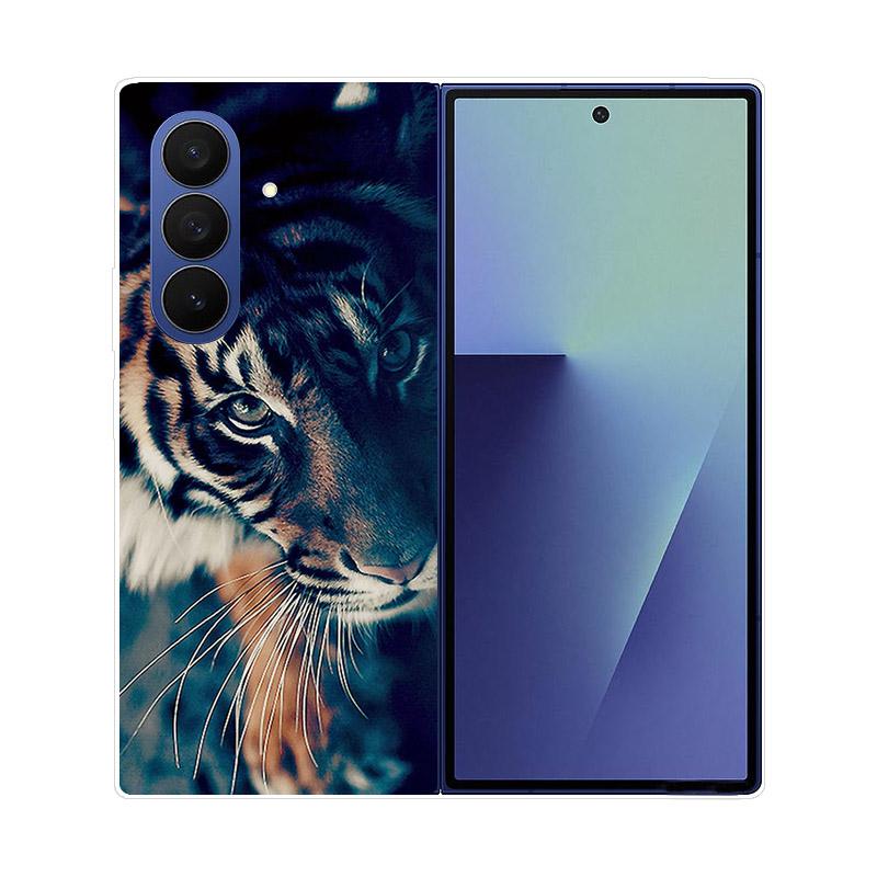 For Samsung Galaxy Z Fold 7 5G Phone Case Cover Transparent Back Protective Shell Coque For Samsung Z Fold7 Clear Hard PC Fundas