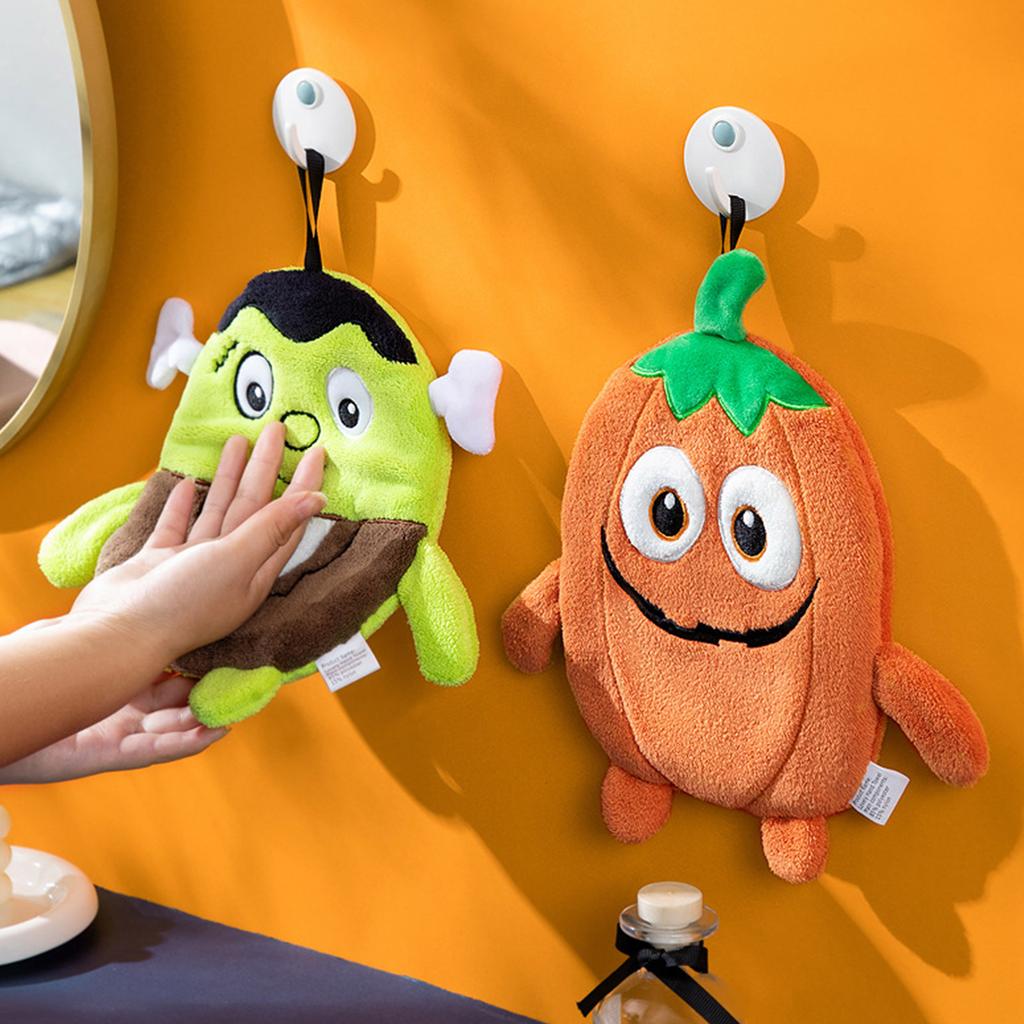 Plush Pumpkin Shaped Stuffed Toy Soft Cartoon Vegetable Pillow with Embroidered Face for Kids and Home Decor Gift