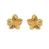 Hot Sale Hypoallergenic Stylish Vintage Flower Stud Earrings Premium 18k Gold Plated Stainless Steel For Women Party  Accessory