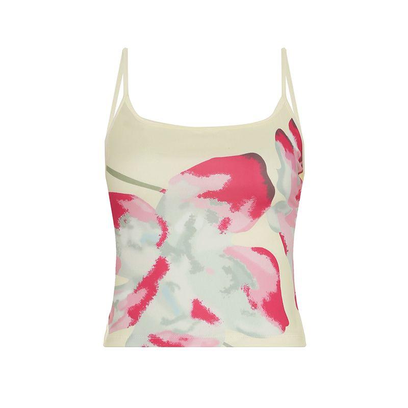 

H Home European and American Women s Clothing Vacation Style Elegant Light Yellow Skirt Irregular Mesh Hip-Wrapped Mid-Length Dress Suit Yellow sling S