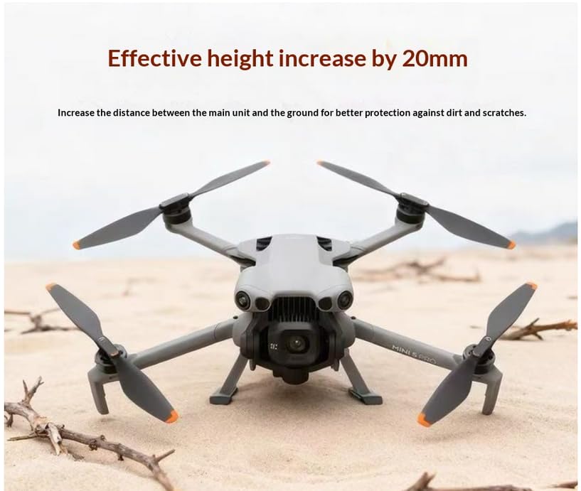 Kompatibilní dvoudílná sada příslušenství pro DJI Mini 5 Pro - Ochrany vrtulí + Přistávací podvozek Příslušenství Mini 5 Pro