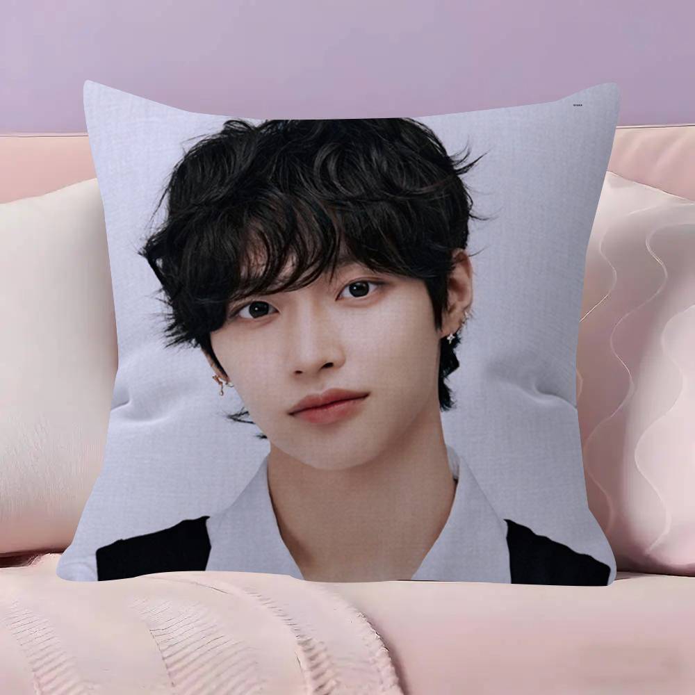 Personalized Pillow Cover Kids Bedroom Wild Party Decor Pillowcase kid Birthday shower Gift R-R-Riize SINGER  Wonbin