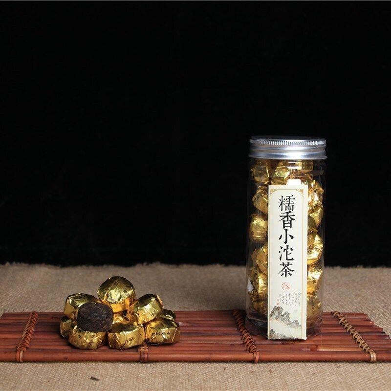 

200 г юньнаньского чая пуэр зрелый мини туоча со сладким рисовым ароматом 130G can