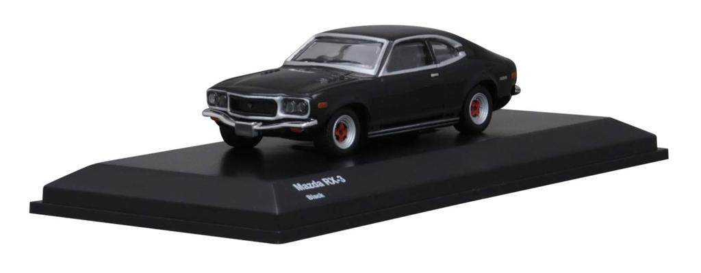 Kyosho Original Mazda Black Finished Product Limited Edition 1/64 RX-3
