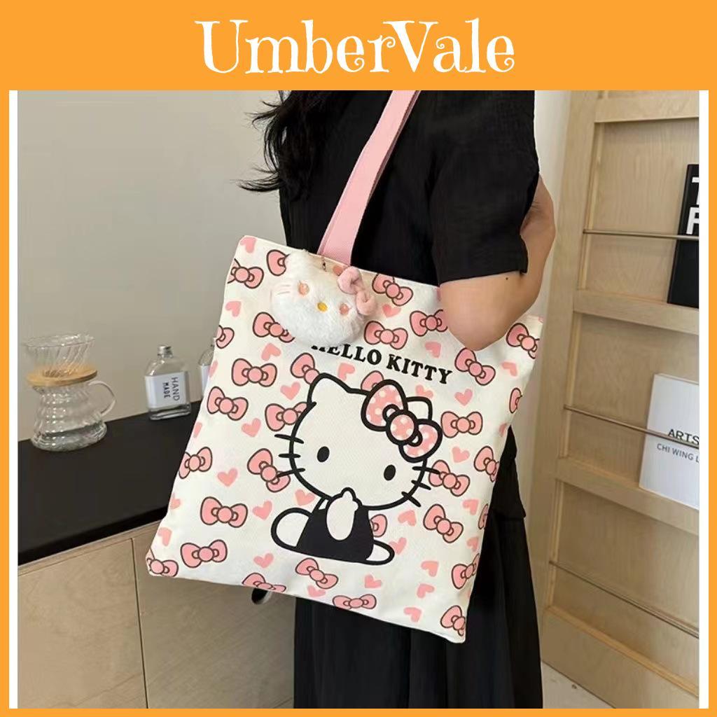 Canvas Tote Bag For Students With Large Capacity And Inner Card Pocket For Daily Use