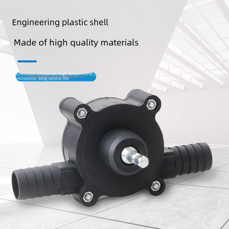 Hand Drill Micro Self-Priming Water Pump for Household Use