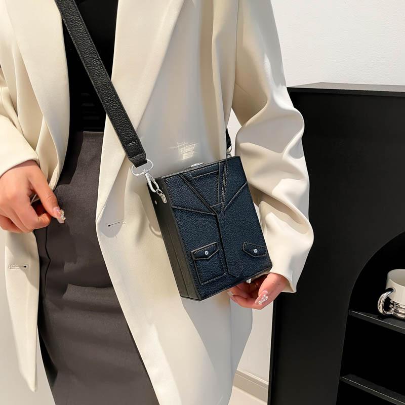 Personalisierte und kreative Kleidung kleine Taschen Sommer 2025 neue Mode Nische Box Bags Damen vielseitige Umhängetaschen Tide