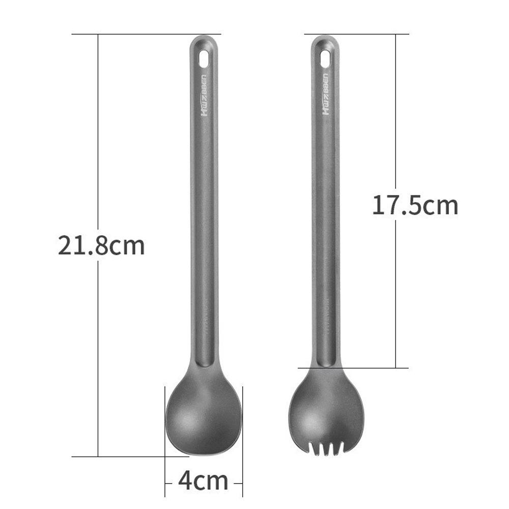 Stainless Steel Spork Camping Spork Outdoor Tableware Long-handled Spork