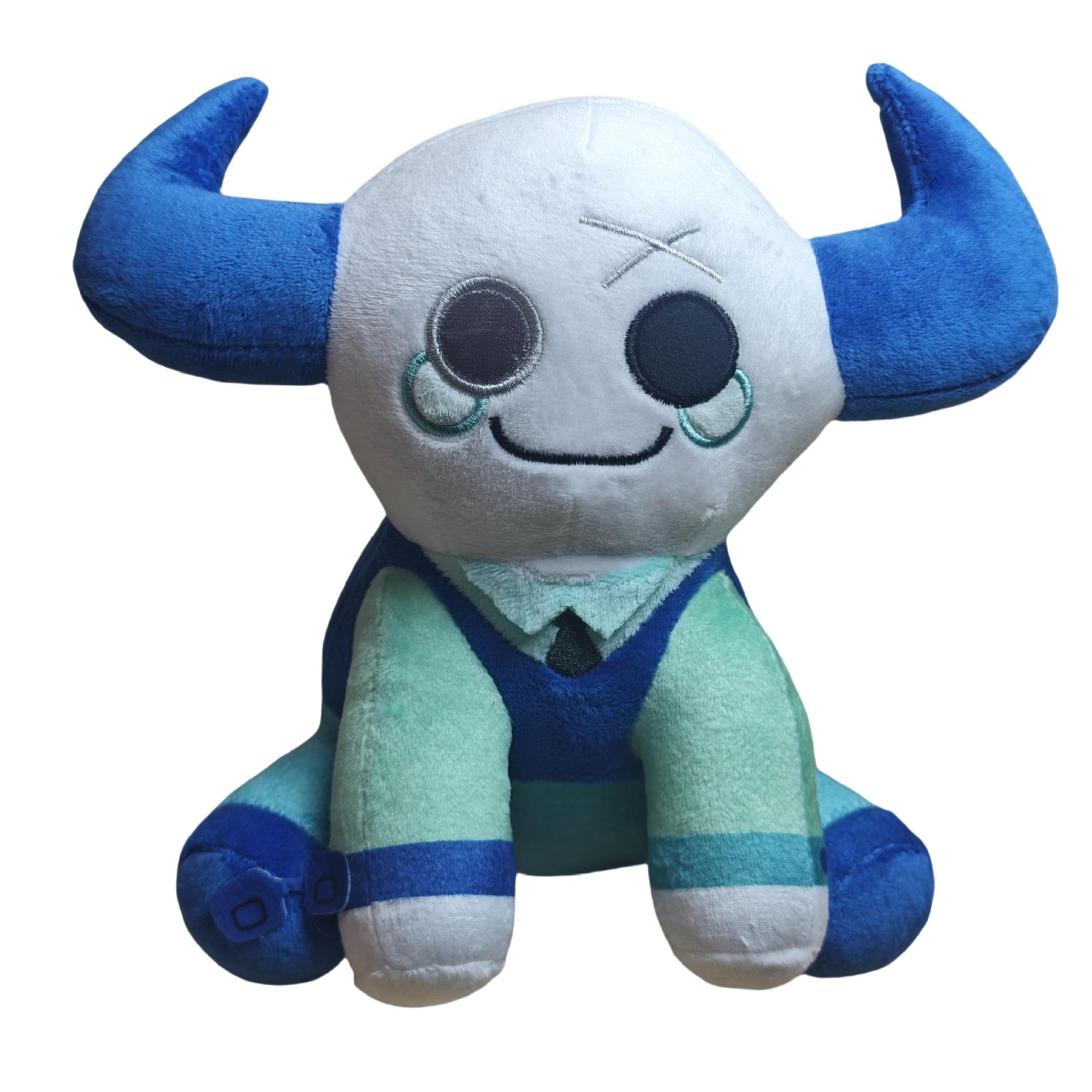 

Плюшевая игрушка-кукла «Корова с двойными рогами» 23cm165g