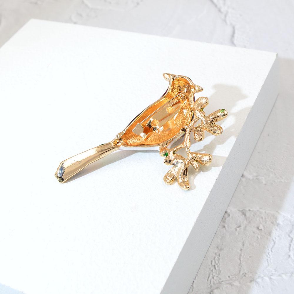 New Fashion Colorful Enamel Bird Brooch Pins Cute Animal Unisex Women And Men Jewelry Gifts Accessories