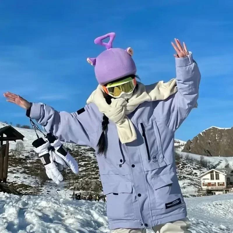 Ski Warm Helmet Cover for Women Men Skiing Helmet Covers Decor Snowboard Washable Outdoor Sports Cute Knitted Helmet Accessories