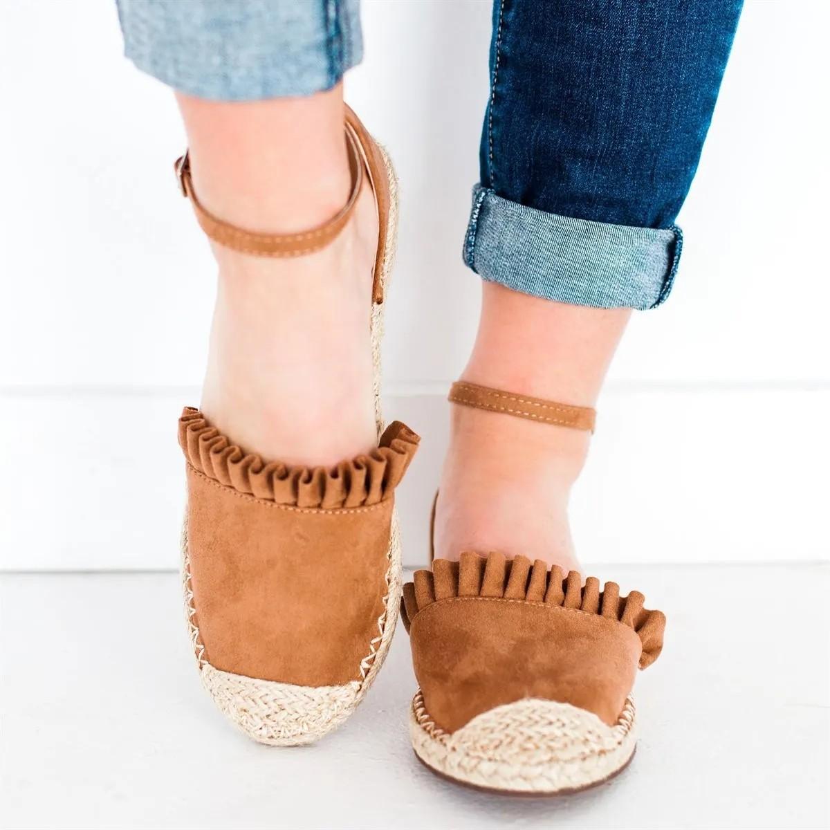 

Летние женские сандалии Модные женские туфли на плоской подошве с закрытым носком Женская обувь Дышащие сандалии 43 темно-коричневого