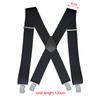 Men Suspenders High Elastic Adjustable 4 Strong Clips Suspender X Back Trousers