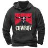New Hoodies Sweatshirt Men's Hoodie 3D Cowboy Printed Pullover Oversized Men’s Tops Male Yellowstone Loose Vintage Clothes Hot
