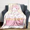 1 Stück Cupcake My Melody Decke Leichte Flanelldecke für Sofa Bett Reise Camping Wohnzimmer Büro Couch Sessel
